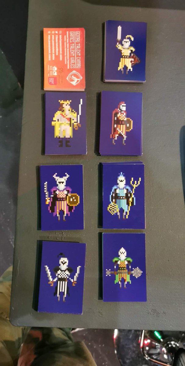 Last day of #EGX2022 is a go! Stop by and complete the set of business cards we have whilst you can!