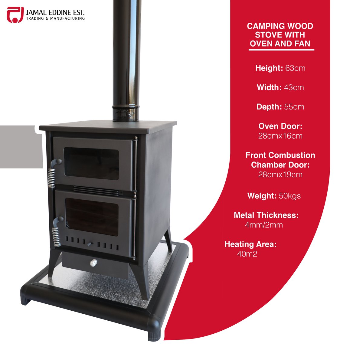 jamaleddineest's tweet photo. Camping wood stove
(with oven &amp; Fan)

راشيا الوادي-الطريق العام
لنا فروع وموزعون في جميع المناطق اللبنانية
للاستفسار
 +961 70 662 050
☎️08591790
📱 00961 70 567755  

#Jamaleddineest #winter2023 #stoves #JabalElSheikhStoves #مدافىء_جبل_الشيخ https://t.co/ukpABjbkiq