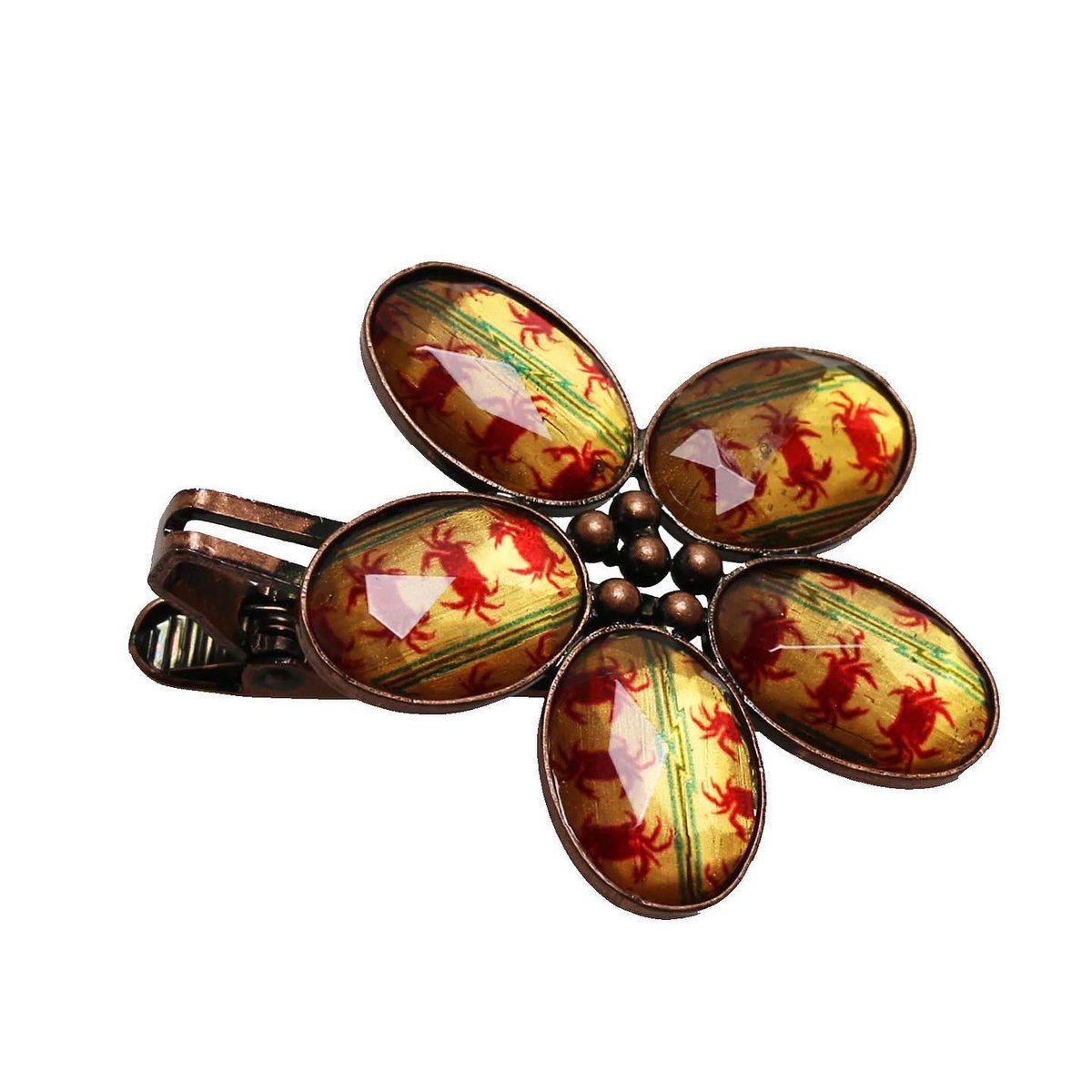 mikakotamaru's tweet photo. 🦀Attractive Metallic Color And Crab
It is a flower scarf clip using the resin part from the "Crab Series." The antique atmosphere matches the crab pattern.
https://t.co/aTMonHkmop
#scarfclip #scarfclasps #scarfbucle #scarfjewelry #scarfring #scarfclamp #brooch #scarfbrooch https://t.co/hK8kEP7llD
