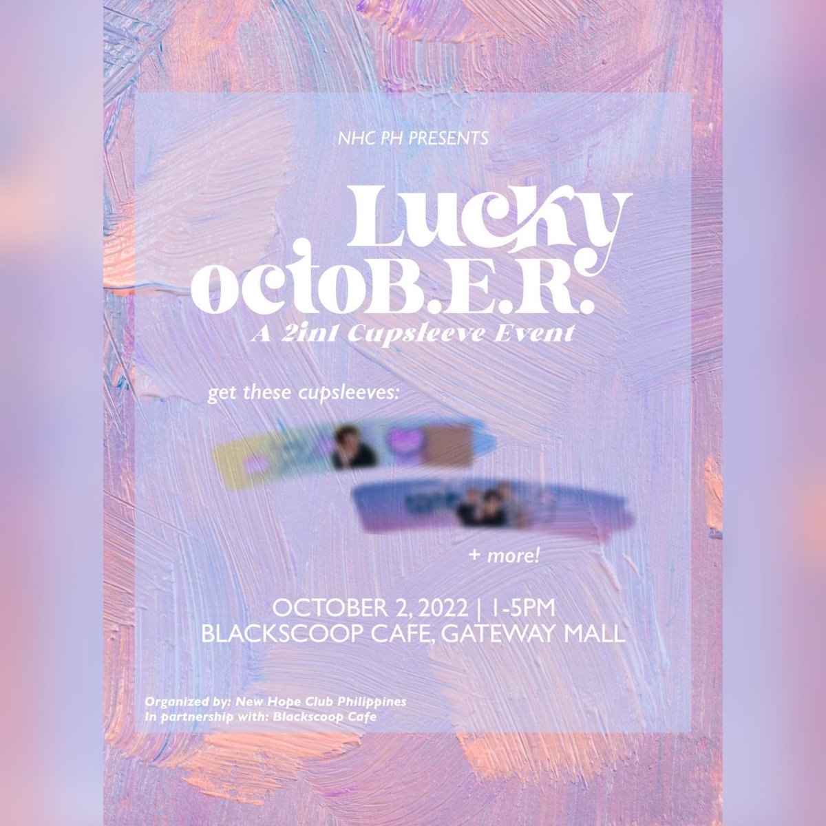 Official_NHCPH's tweet photo. It's giveaway time! 🤗

We'd like to invite one person to our #LuckyOctoBER event on October 2, 2022.

This giveaway includes a kit as well as 200 pesos for drinks and food. 😍✨

Please take a look at the mechanics below! https://t.co/uCUH4SjKMw