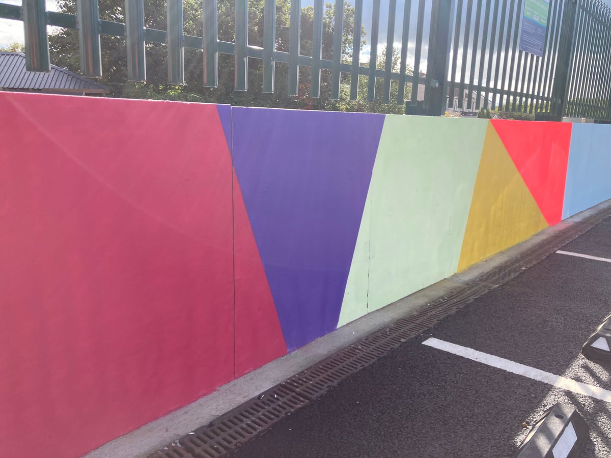 MaynoothA's tweet photo. The beginnings of our Mural at Maynooth train station, thanks to artist Antoon. https://t.co/TmvCN0WSTH