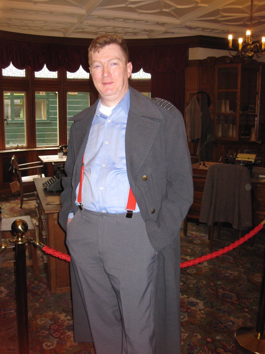 TheGingerDrWho's tweet photo. @thatcedric @RealFloppyLion @bletchleypark Back when #CaptainJackHarkness aka #CaptainGinger paid a visit. https://t.co/2pBH7bZyBX