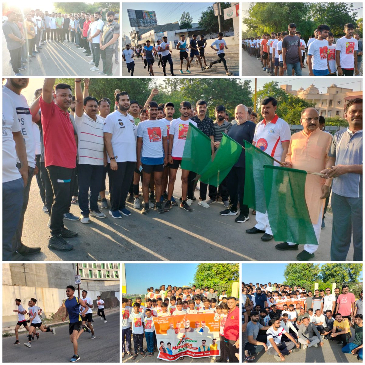 HardikTamaliya's tweet image. સુરેન્દ્રનગર જીલ્લા યુવા મોરચા દ્વારા પ્રધાનમંત્રી શ્રી Narendra Modi જીના જન્મદિવસની ઉજવણીના ભાગરૂપે ઉજવાઈ રહેલા #SevaPakhwada અંતર્ગત સુરેન્દ્રનગર શહેર ખાતે #RunForDevelopment મેરેથોન-૨૦૨૨ યોજાઈ.
