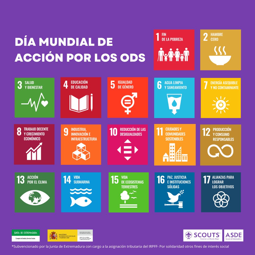 ASDEEx's tweet photo. Hoy se celebra el 7º Aniversario de la aprobación de la #Agenda2030 y de los #17ODS, que constituyen un llamamiento universal a la acción para poner fin a la pobreza, proteger el planeta y garantizar que todas las personas disfruten de paz y prosperidad en 2030. https://t.co/pvk8xL0i0k