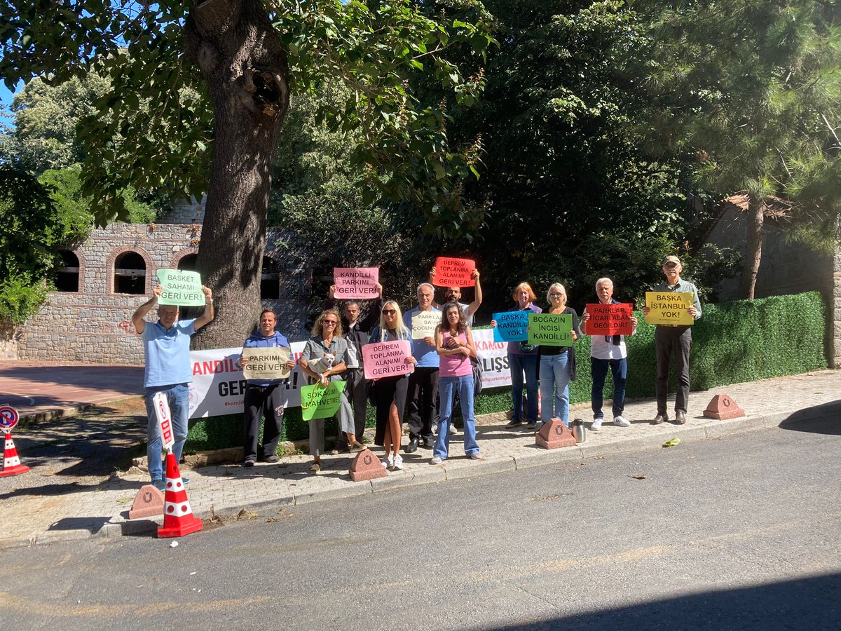 Her Pazar saat 12:00 parktayız. Desteklerinizi bekliyoruz. Ranta geçit vermiyoruz.