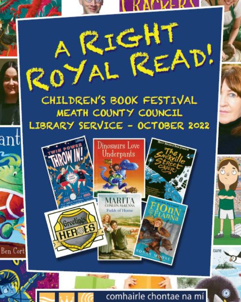 MeathLibrary's tweet photo. #CBF2022!! Schools, teachers and primary education centres participating. Really looking forward to this year's line up of authors, storytellers, illustrators and creative writers including @ronanmoore @Erika_McGann @AlNolan @d_ruddenwrites @jontymig @ManchanMagan. 5th-26th Oct. https://t.co/wjFX4YsTuA