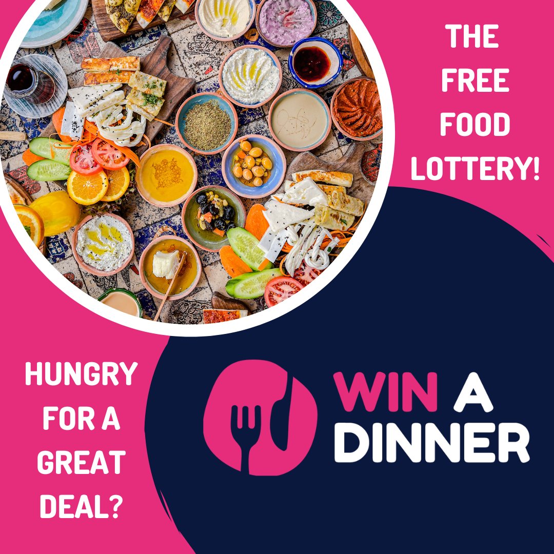 🍴😋🎉 Are you hungry for a great deal? 🎉😋🍴

💰Join Win A Dinner - The Free Food Lottery!🍕

 🥳New winners drawn everyday at 4pm 🍟

#winadinner #sundayfunday #sunday #foodies #food #win #freetakeaway #nightin #yummy #freefood #hungry #winner #foodlottery