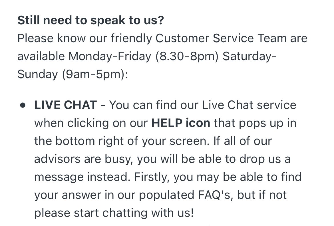 cpgm1's tweet photo. @VirginExp why advertise ‘LIVE CHAT’ when the service is clearly unavailable? I don’t want to leave a message and wait 3days to resolve the issue! #falseadvertising https://t.co/RyJOMsOMY9