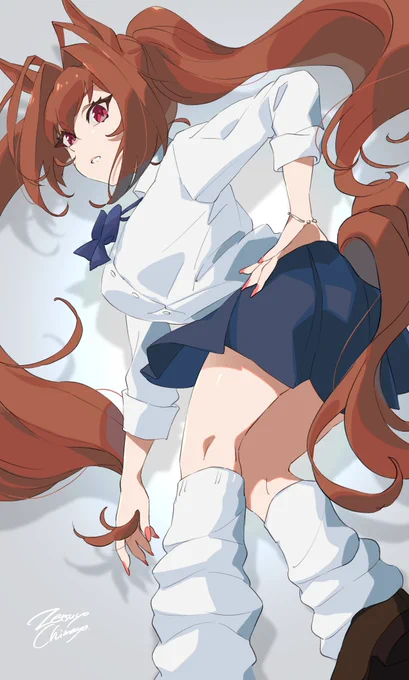 ダスカとルーズソックス そのに#ウマ娘 #ダイワスカーレット 