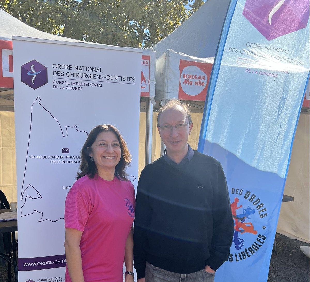 PMathieuMK's tweet photo. #CourseDesOrdres avec Alain Manceau président conseil départemental ordre des chirurgiens dentistes #interprofessionnalité @ONCD9 https://t.co/5QB1lYxZfV