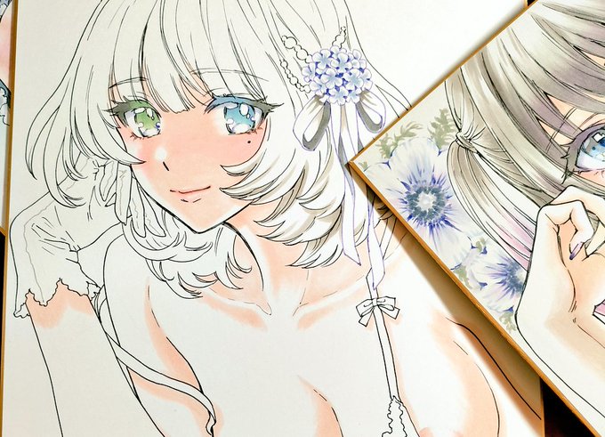 今日はこの色紙を頑張った!誰垣さんなんだ〜 