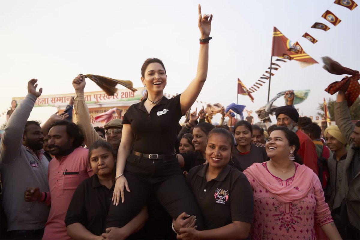 #TamannaahBhatia shines as #Babli in #BabliBouncer... Gets the Haryanvi accent right, packs an earnest performance and essays the character with perfection... #Tamannaah has managed to keep the audiences glued to their screens yet again.