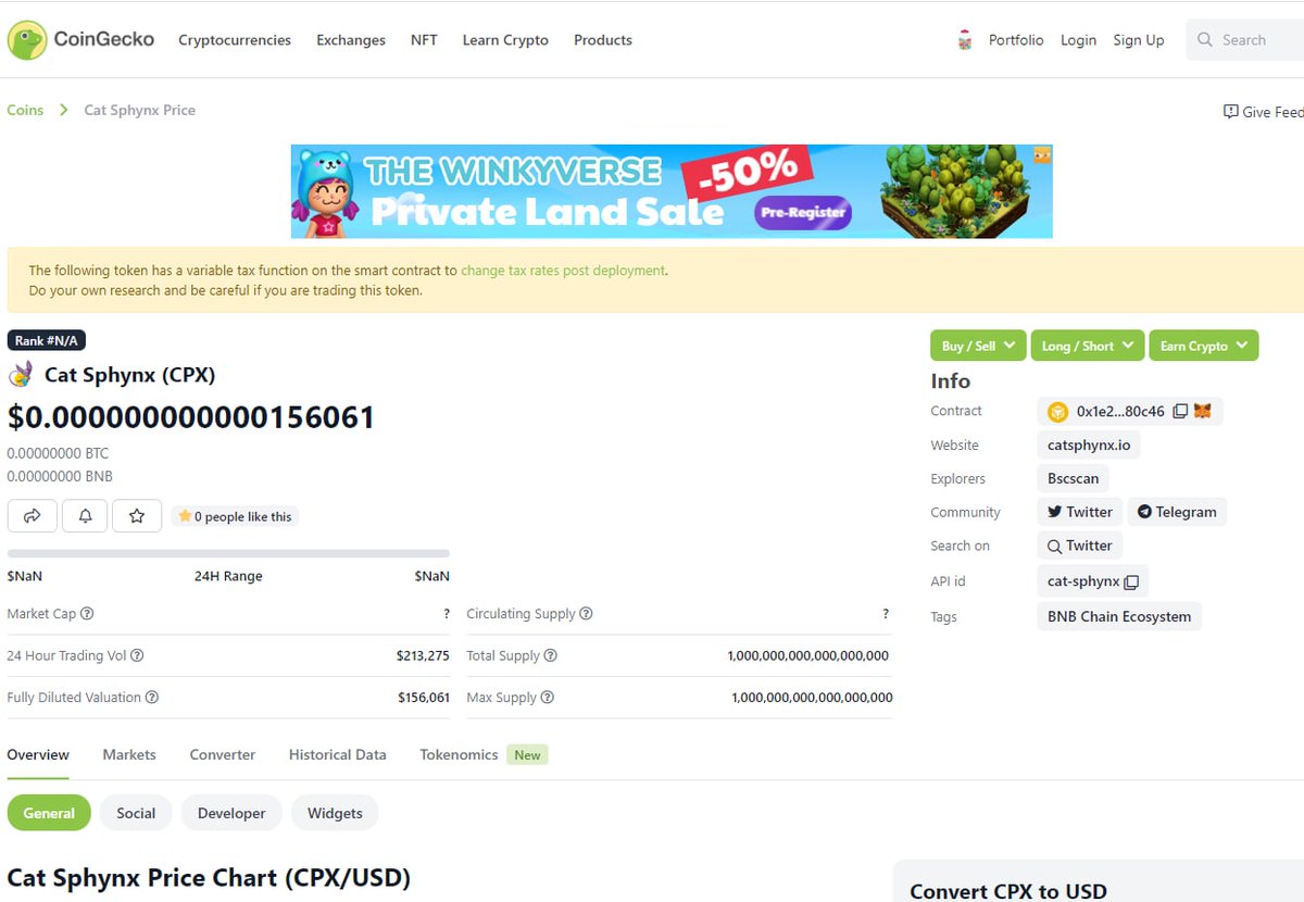 CatSphynxGod's tweet photo. We have been listed on CG. CMC will appear soon. Be patient and great rewards will appear 😍

https://t.co/s7F9EoR7yq https://t.co/OQn85FfWcB