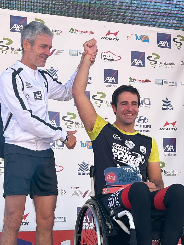 Mención especial al ganador de Hand bike Alberto Moroso