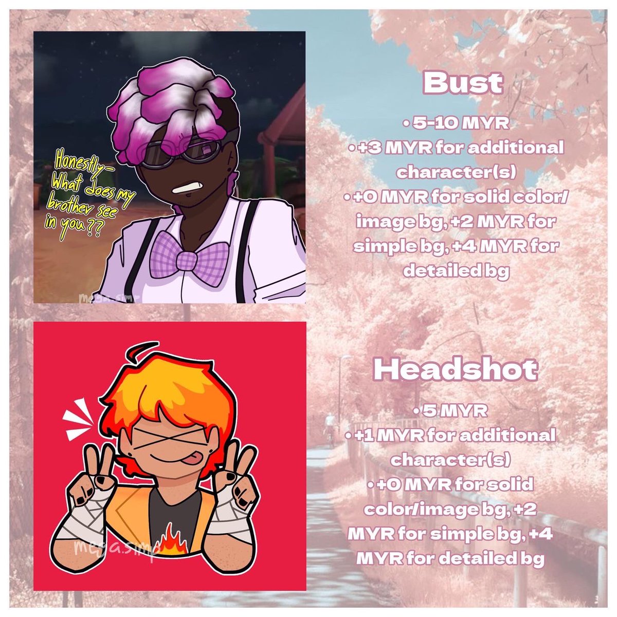 ediblegluee's tweet photo. might as well share this here as well 
anyways hii im currently open for commissions my family's at a pretty tight spot rn w money so any interaction is appreciated ^^ pls do dm me if interested!! https://t.co/VUWDul6Ah5