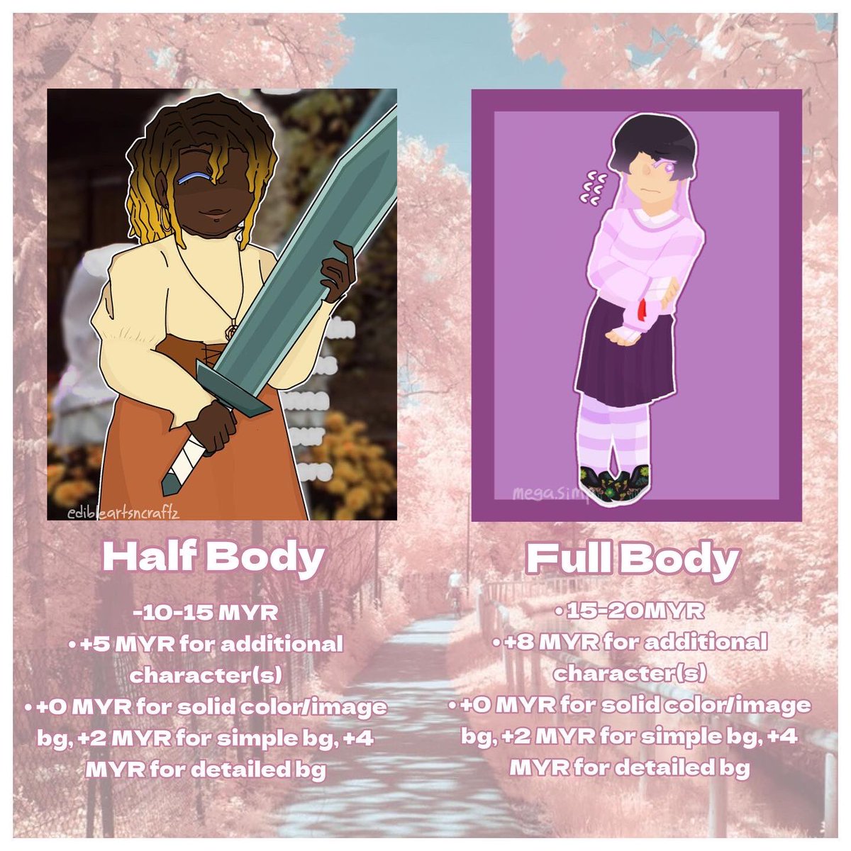 ediblegluee's tweet photo. might as well share this here as well 
anyways hii im currently open for commissions my family's at a pretty tight spot rn w money so any interaction is appreciated ^^ pls do dm me if interested!! https://t.co/VUWDul6Ah5