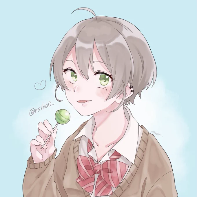 実習前に描いてたの忘れてたー!いつもありがとうらーちゃん 
