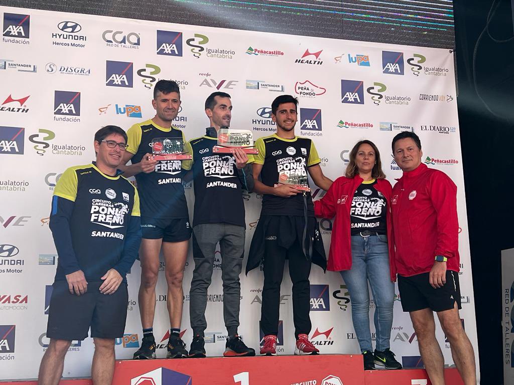 Hasta el sol ha querido acompañarnos en la entrega de los premios en la carrera #PonleFenoSantander enhorabuena a todos