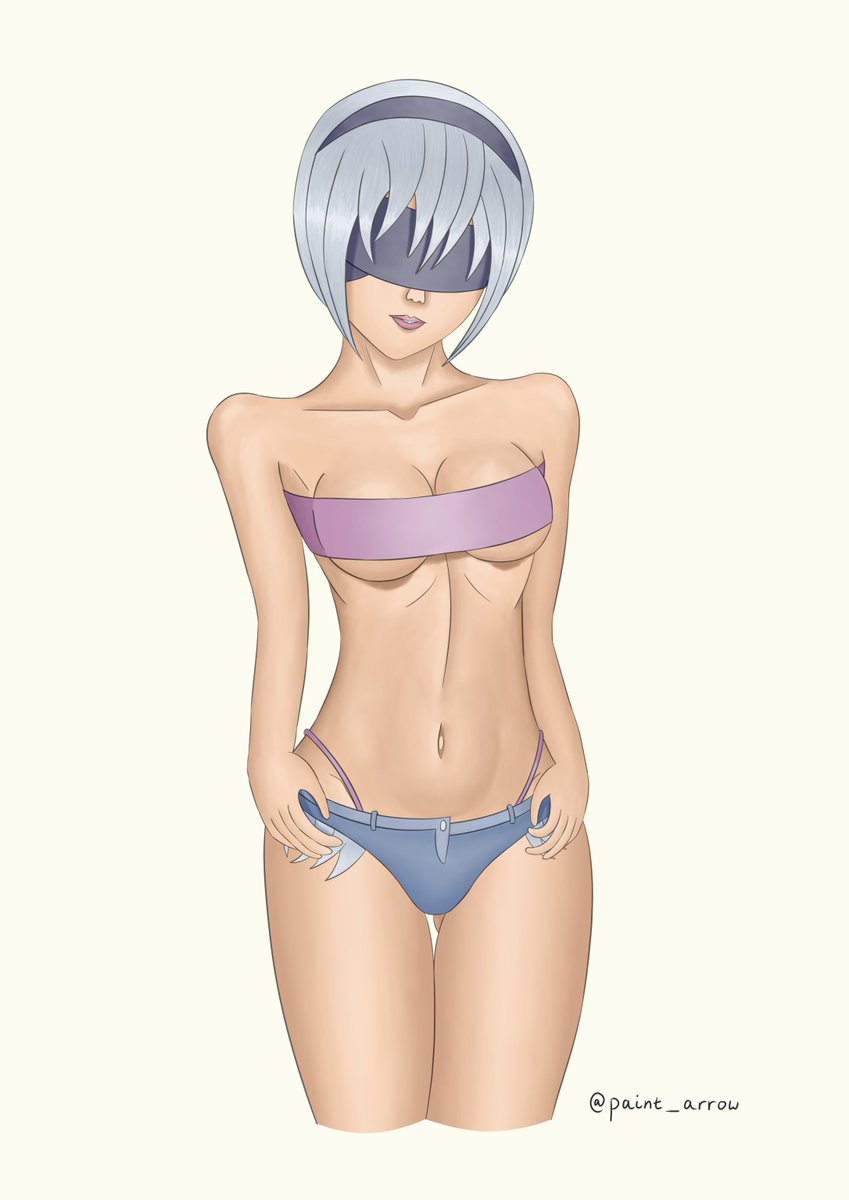 paint_arrow's tweet photo. 2B in a summer outfit
#NieRAutomata #digitalart #artistsontwitter #NieR https://t.co/eQc6JTcsi6
