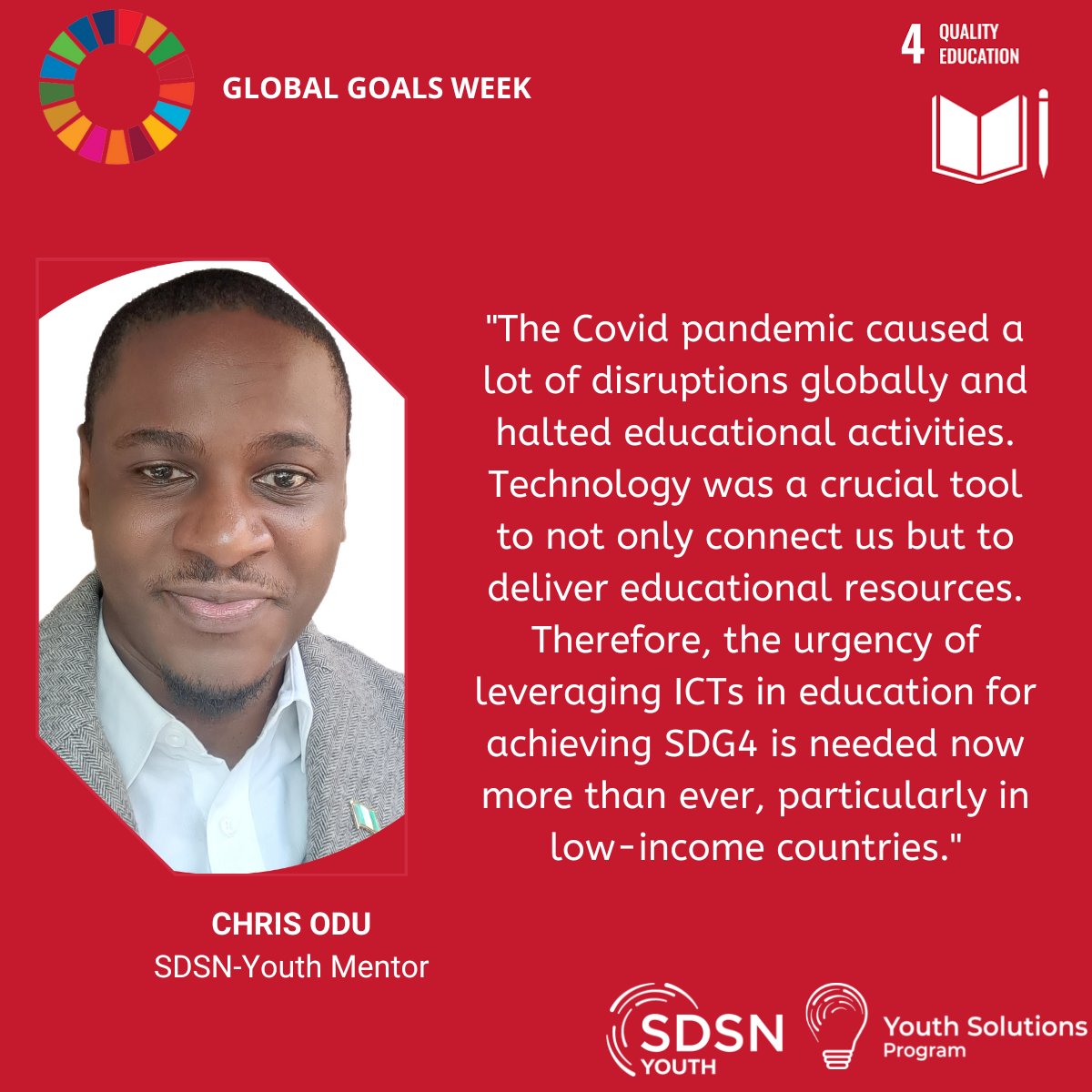 SDSNYSolutions's tweet photo. 🌎 The Youth Solutions Program team presents #GlobalGoalsWeek - a shared commitment between 170+ partners across civil society, business, academia, and the UN system to accelerate action on the SDGs. ✨ https://t.co/2EEmtRmw77