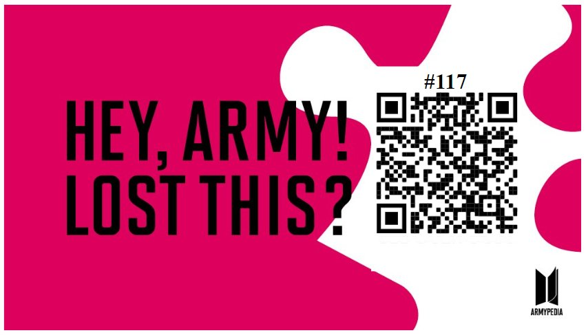 NEW QR DROPPED!! 😊

#ARMYPEDIAParty