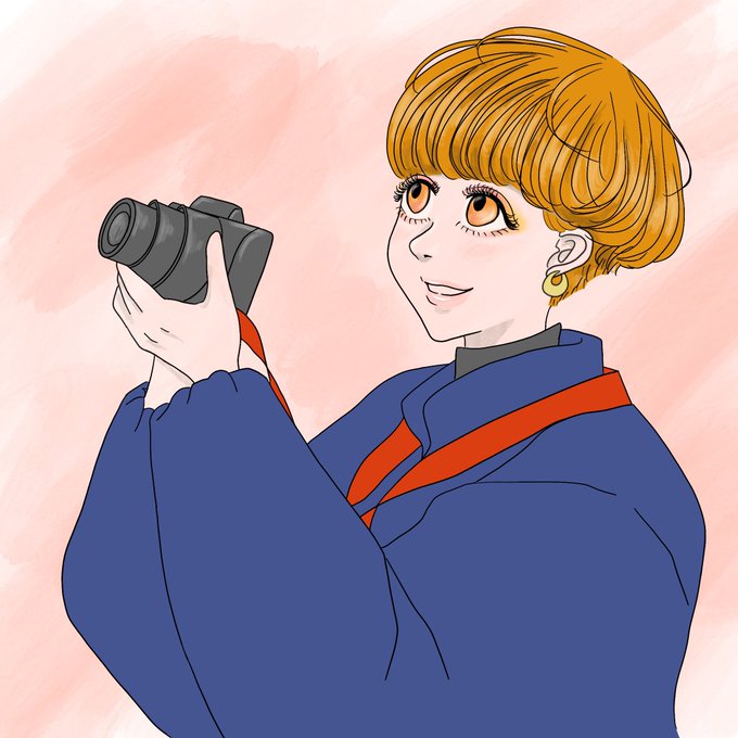 カメラ女子のtwitterイラスト検索結果