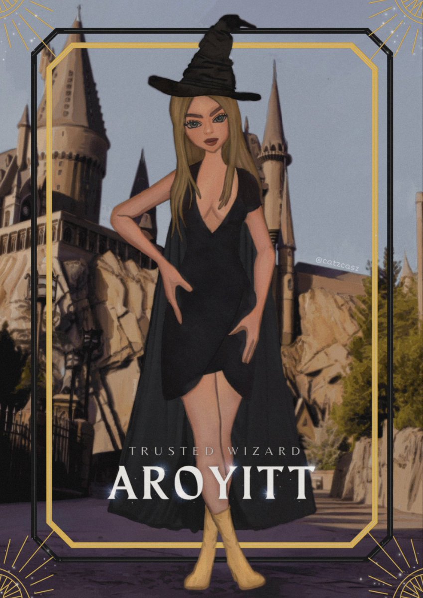 《Tu hechizera de confianza》 @aroiagarcia 🪄  Estilo póster #aroyitt  #aroyittfanart