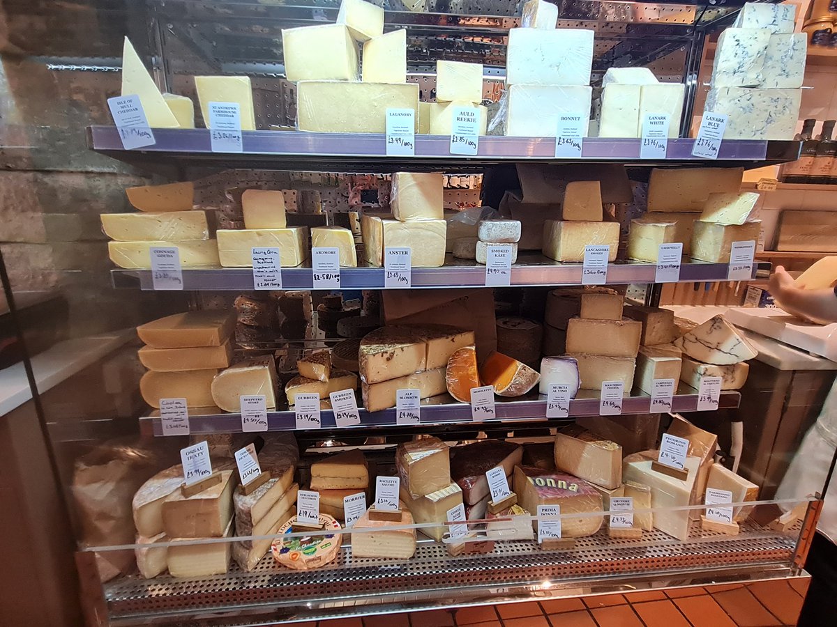 I'm in cheese heaven! 🧀😋 #VictoriaStreet #Edinburgh