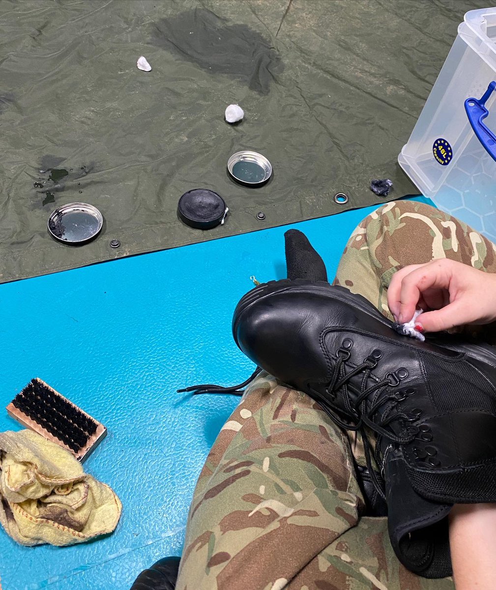 Ironing kit and polishing boots was on the agenda for our first CCF session last week @yourCoPCsixth 

#learning #ccf #combinedcadetforce