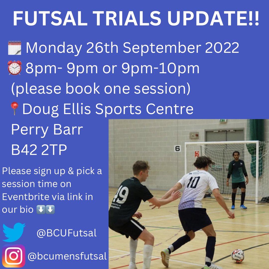 BcuFutsal's tweet photo. @BCUSport @bcumensfootball #futsal #bcusport https://t.co/rAwNit544s