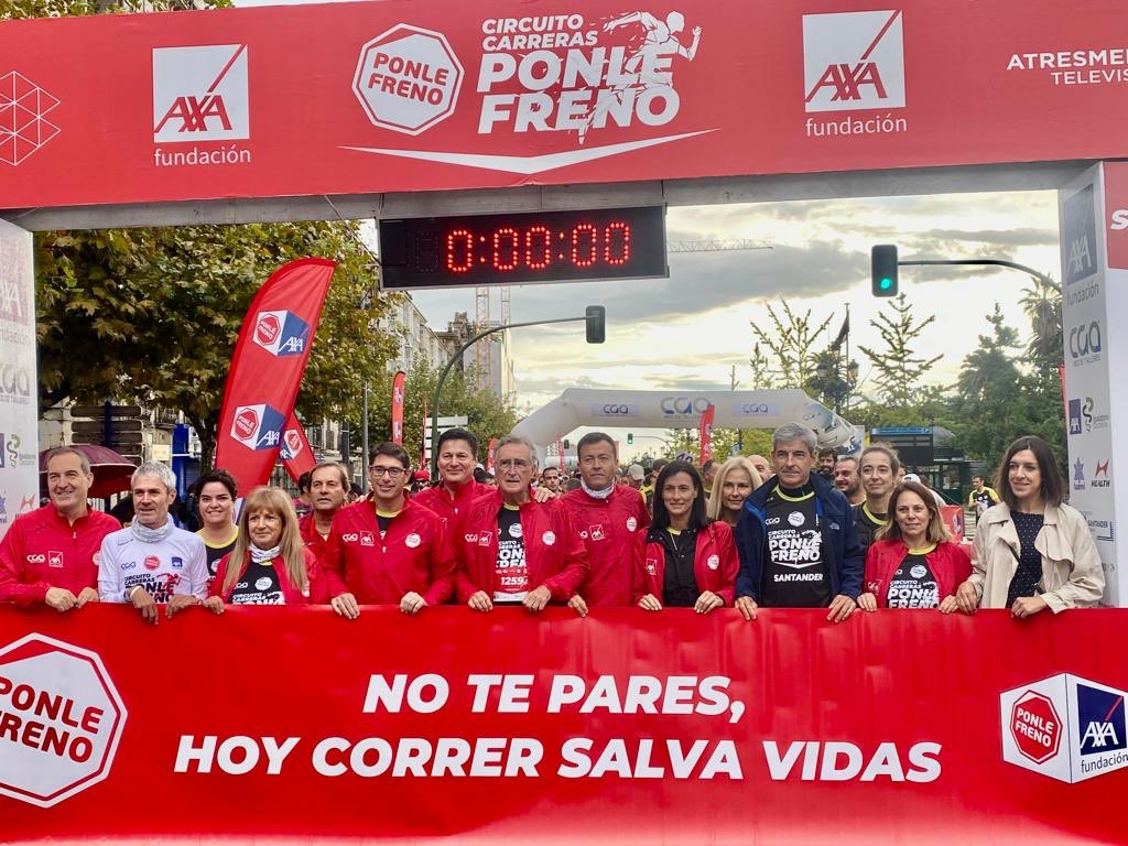 gemaigual's tweet photo. 🏃‍♀️🏃‍♂️Feliz de haber tomado parte de la Carrera Ponle Freno, impulsada por @FundATRESMEDIA que se ha celebrado en #Santander con el fin de recaudar dinero para víctimas de accidentes de tráfico 
👏Muchas gracias a los participantes
#solidaridad y #deporte una vez más de la mano‼️ https://t.co/gp6B1iBEMn