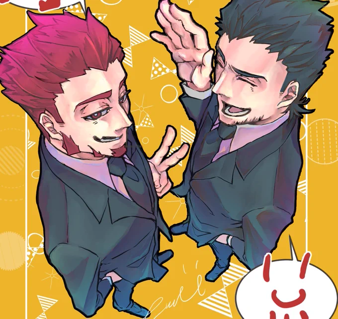 #2broメンバーの誕生日目前だから過去絵で盛り上げようぜ誕生日前も赤く染まれえええ!!!TLスプラ紅組 