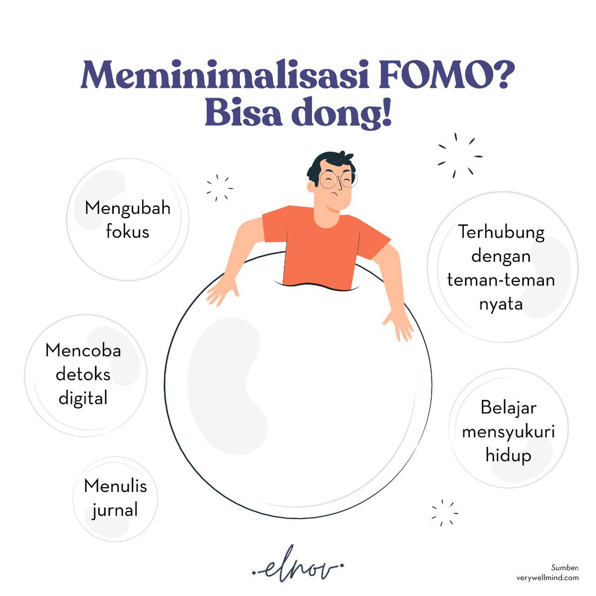 memoarbipolar's tweet photo. 🦠 Kalau sudah terkena virus #FOMO, aku kudu kepiye gais?   Tenang... FOMO bisa diminimalisir kok, mengingat dunia teknologi &amp; media sosial yg semakin-makin, kita memerlukan usaha-usaha berikut. Pastinya hasil tdk mengkhianati proses, dicoba ya. 🙌🏻 #MemoarSeorangBipolar #Elnov https://t.co/cNPmZuYzlw