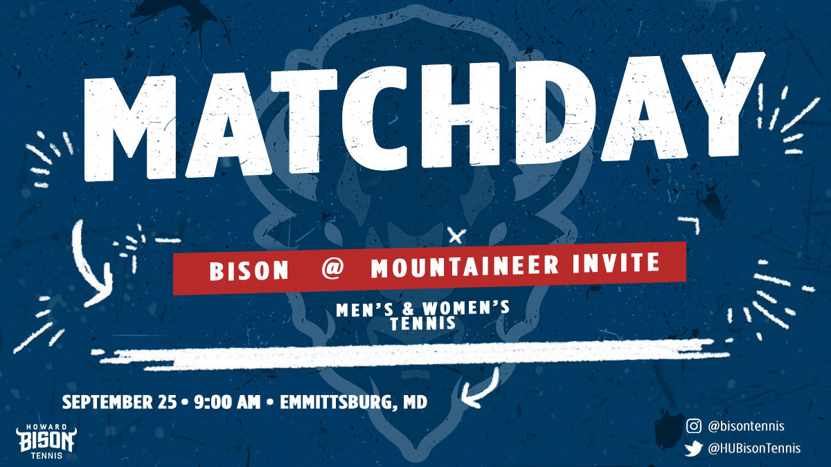 .<a href="/HUBisonTennis/">Howard U. Tennis</a> looks to finish strong as they wrap up the Mountaineer's 3-day event!
#BleedBlue
