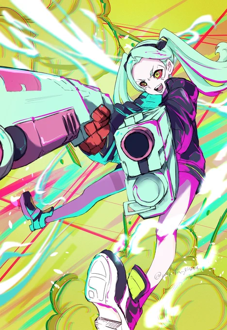 サイバーパンクのレベッカ!!好きだ〜!!!#Edgerunners 