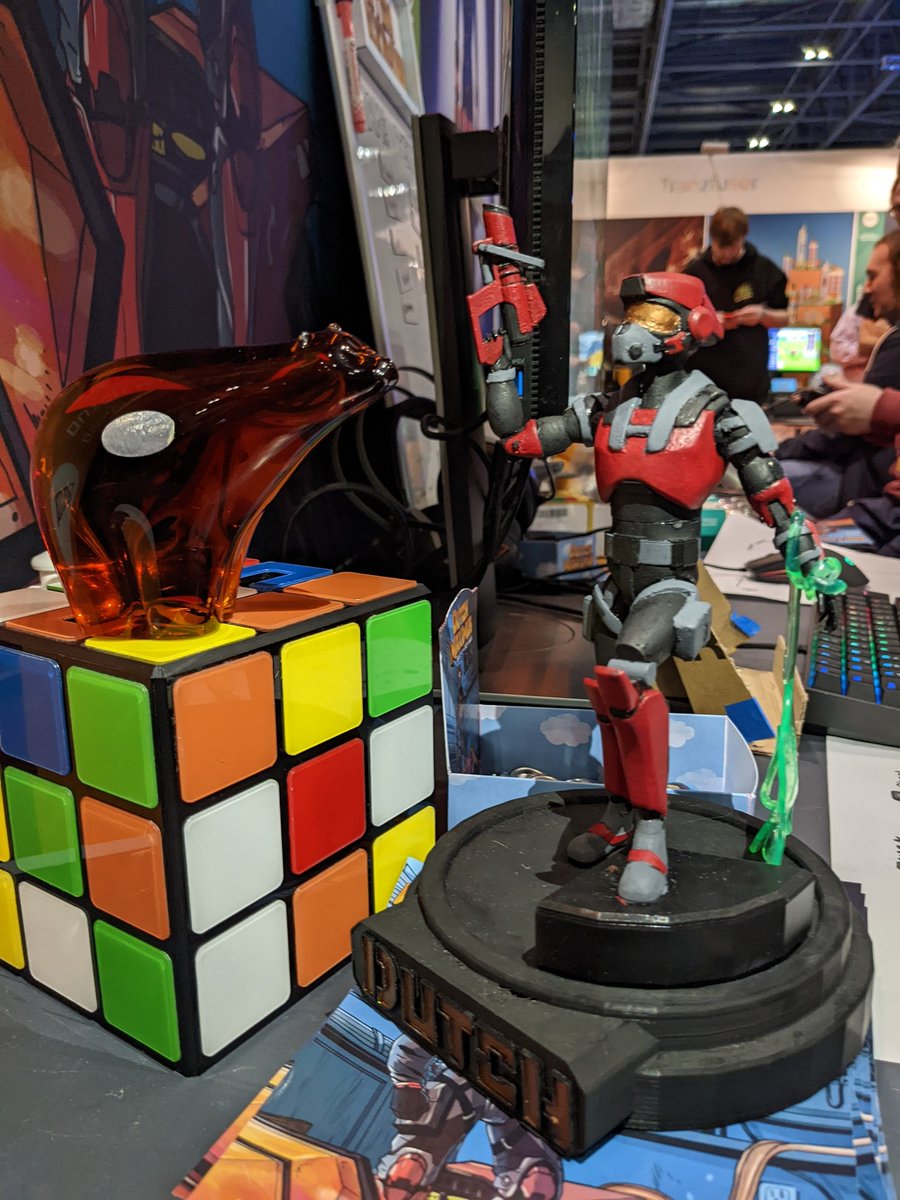 Dink (@dinkdevs) on Twitter photo Dutch made a new friend! Come check out <a href="/Amberbeargames/">Amber Bear</a> over at the #Tranzfuser stand at #EGX London. Their game looks absolutely stunning! 🐻 Dutch made a new friend! Come check out <a href="/Amberbeargames/">Amber Bear</a> over at the #Tranzfuser stand at #EGX London. Their game looks absolutely stunning! 🐻
