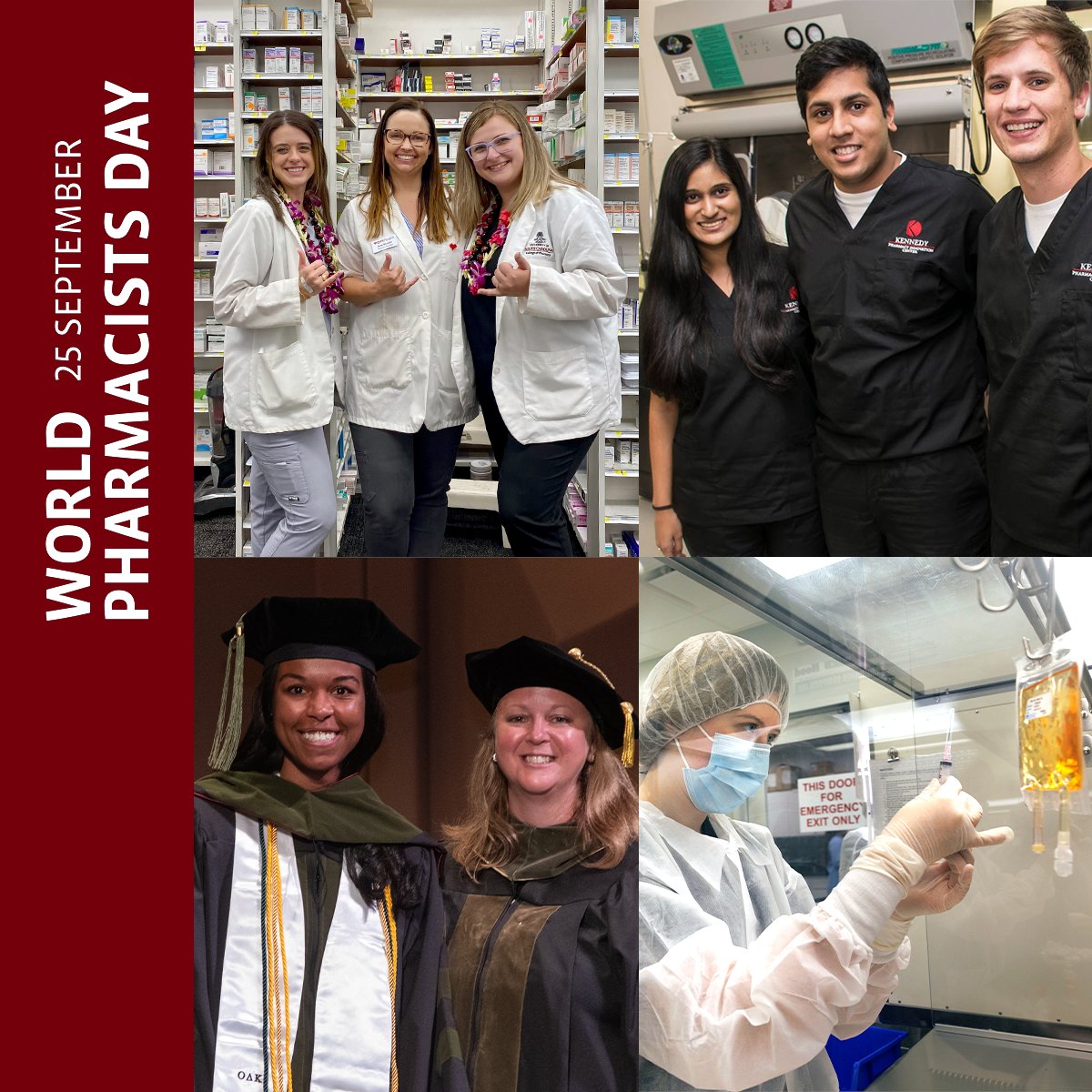 Happy #WorldPharmacistsDay to our Gamecock pharmacy family. Thank you for the important work you do for a healthier South Carolina and beyond! 🌎 #WPD2022