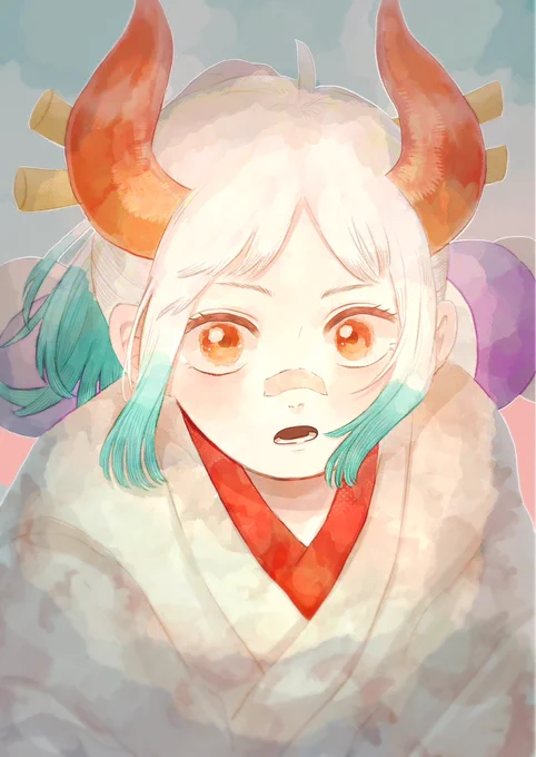 幼少期ヤマト描いてみたくて #ONEPIECE 