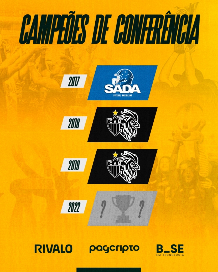 CONFERÊNCIA SUDESTE EM FASE FINAL! O @galofaamericano quer manter sua força no Sudeste e já está garantido na final, buscando o tricampeonato, enquanto @vascoalmirantes e @palmeiraslocomotives querem o título inédito. Quem leva?

#ligabfa