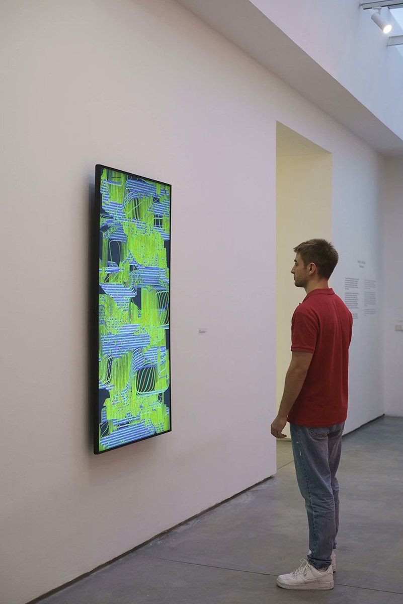FondoDocArteCon's tweet photo. “Daniel Canogar: Turbulencias” en #MaxEstrella hasta el 22 de octubre ¿Cómo procesamos y discriminamos toda la información que nos llega? Arte, algoritmo, tecnología y creación digital. Para conocer sobre @DanielCanogar en @FondoDocArteCon 👉https://t.co/iGsvjr3toQ https://t.co/PRlC6BEAkV
