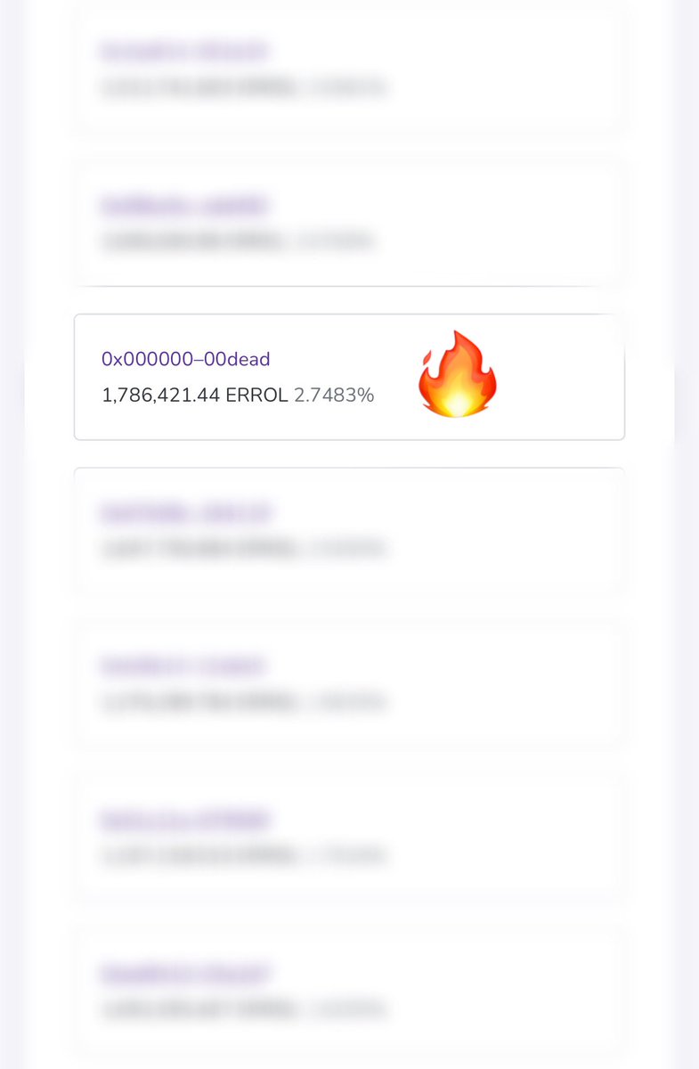 Good things come to those who wait.

A total of 1,786,421 #ERROL has been sent to the fire so far!

The max supply of $ERROL is 283,560,000.