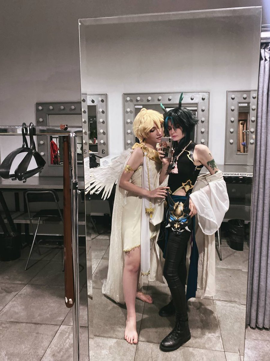 XiaoAether angel and demon AU 

#XiaoAether 
#GenshinImpact