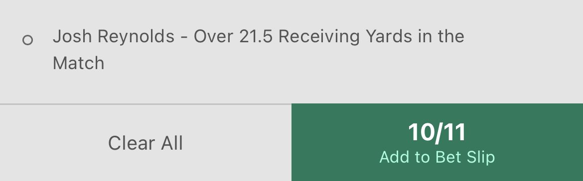 BVsportstips's tweet image. One last shout on over 21.5 @ 10/11 &amp;amp; 50+ @ 19/4 on the player milestones receiving yards with Bet365. 

Reynolds has hit 38 &amp;amp; 28 this season. 

7 games for Detroit last season:

11-36-68-52-69-70-0 

The 50+ was hit in 4/7 and the 69 was against Minnesota!

18+ gambleresponsibly