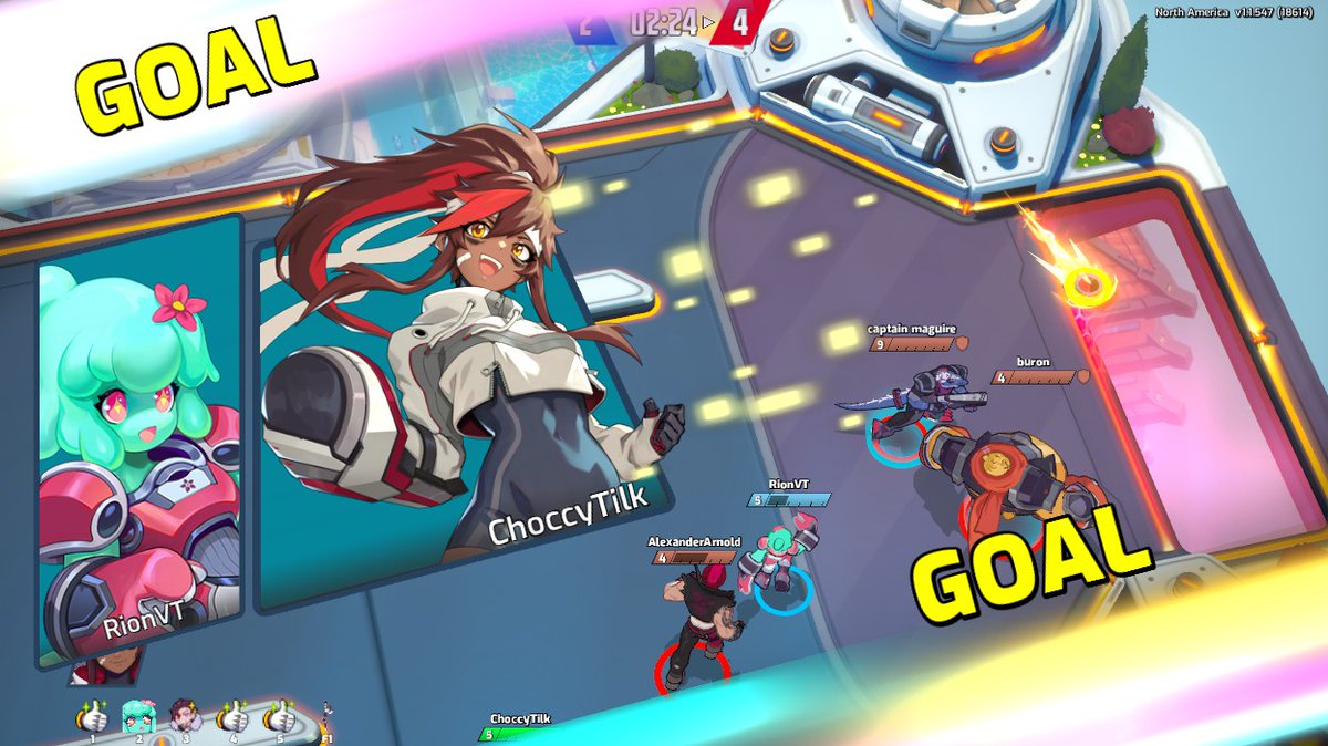 ChocoMilkTeaYT's tweet photo. Played some Omega Strikers with @virionkisei and #Slives💧
At least I scored a couple of goals xD
#Ri_ON https://t.co/K5XnAQf4IO