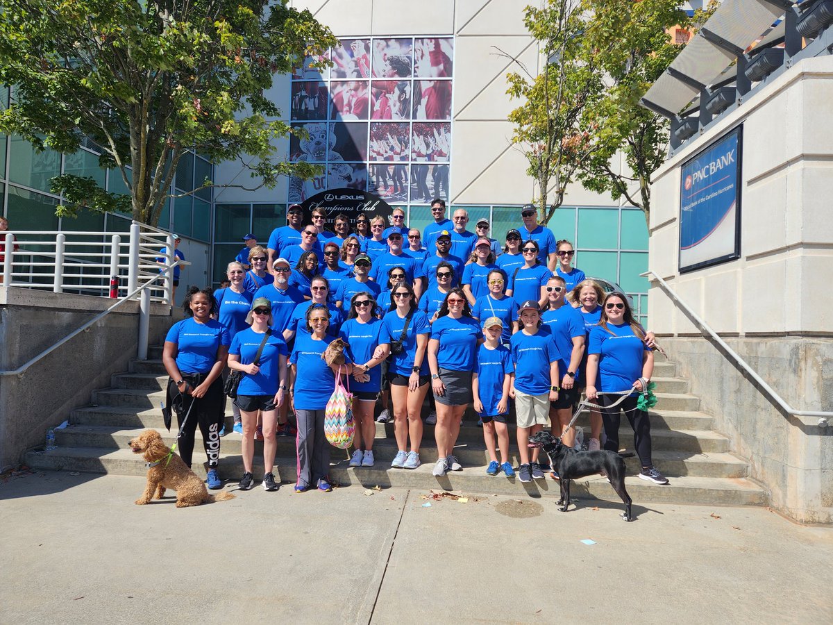 TimothyHumphrey's tweet photo. Great weather for walking for a good cause with the @BigBlueRTP team! #triangleheartwalk https://t.co/B4ZClwLPa5