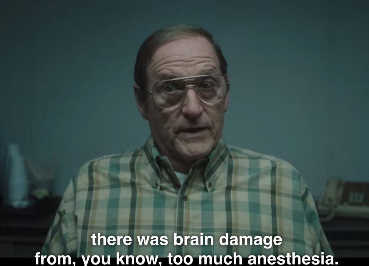 You know blaming anesthesia is mainstream when netflix puts it in their show