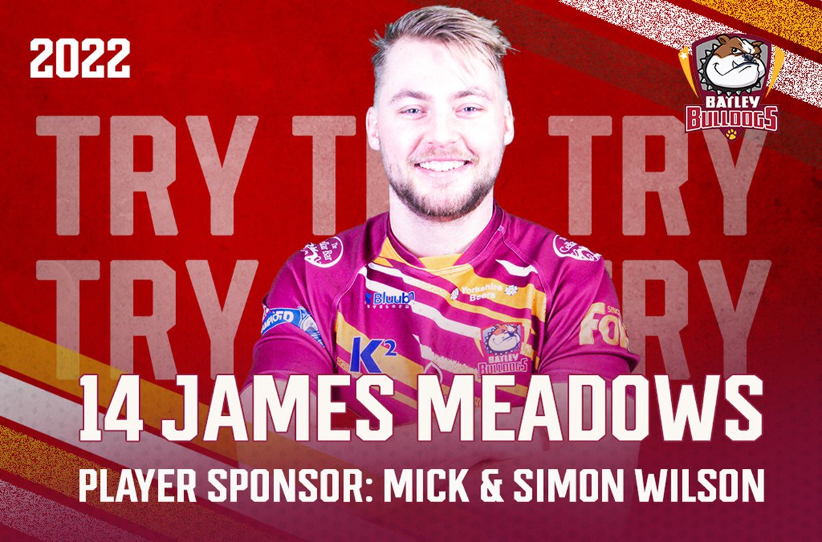 BatleyRLFC's tweet photo. TRY, BATLEY!! Jimmy Meadows from the bench, sells the Rovers defence with a dummy and dives for the line!

🔵 6
🐶 20

#COYD #UTD 🐶

(We’re having a few connection issues)

The Bulldogs lead 20-6 at the break! https://t.co/0NvcnQCI4u