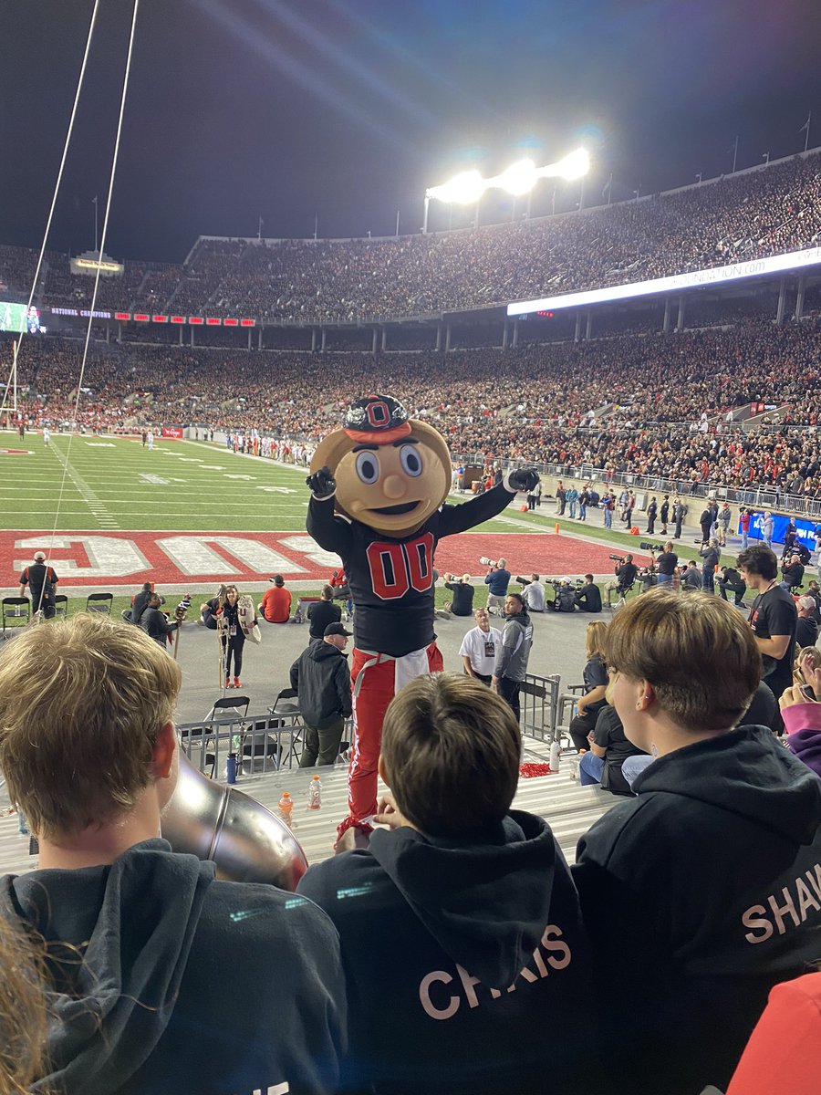 <a href="/SocialChangeOSU/">Social Change at Ohio State</a> having fun with <a href="/TBDBITL/">The Ohio State University Marching Band</a> AMAZING! <a href="/OhioStAthletics/">Ohio State Buckeyes 🌰</a>