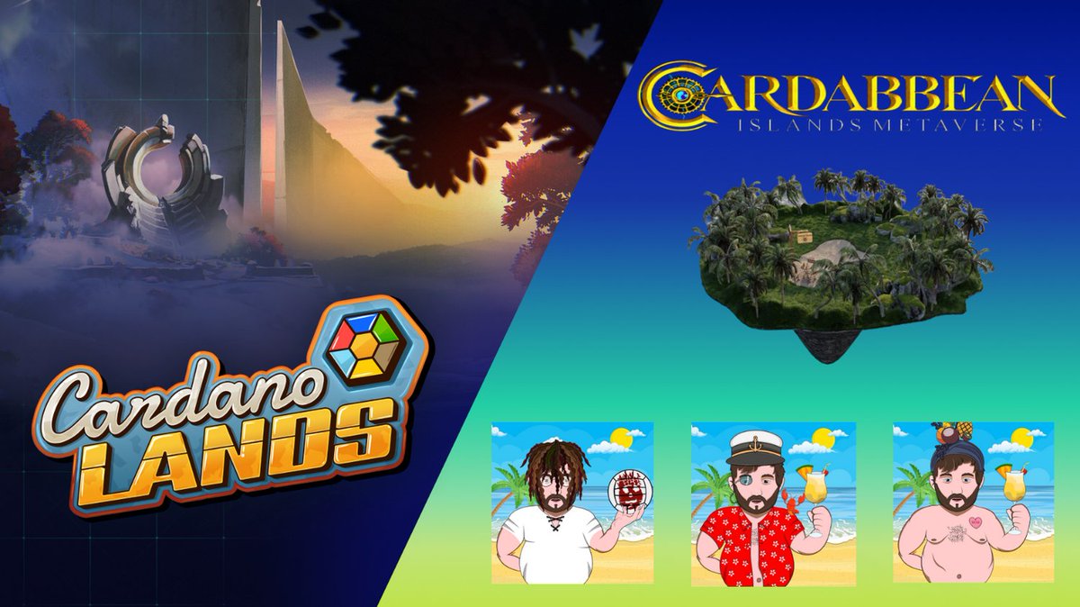 cardabbean's tweet photo. 🚨 Get Your Cardabbean islands with 25% OFF 🚨

🚨 Join our Discord  for PROMO 📢

➡️ https://t.co/MAEwqa3ZJ3

Vote for Us in Their staking hub.

For Cardano Lands details :

https://t.co/r0zgJ8wMGq 

#CNFT #CardanoADA $EXO #NFTStaking $pina #cardabbean @eternlwallet @NamiWallet https://t.co/0IHvDF5CWi