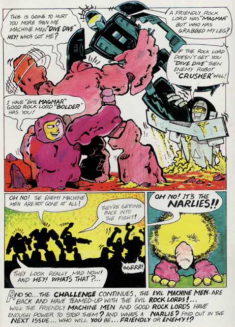 asorohanart's tweet photo. Oh no! It's the NARLIES!!!! #transformers #gobots #machinemen https://t.co/xOLpt1B7mz